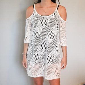 White Crotchet Cover-Up | 068
